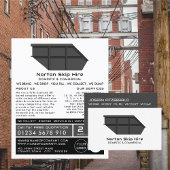 Grey Skip, Skip/Dumpster Company Adverteren Flyer