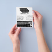 Grey Skip, Skip/Dumpster Company Adverteren Flyer (Hand)
