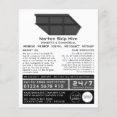 Grey Skip, Skip/Dumpster Company Adverteren Flyer (Voorkant)
