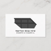 Grey Skip, Skip/Dumpster Company Visitekaartje (Voorkant)