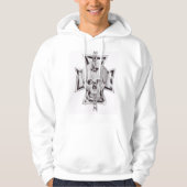 Grey Skull Drawing Hoodie (Voorkant)