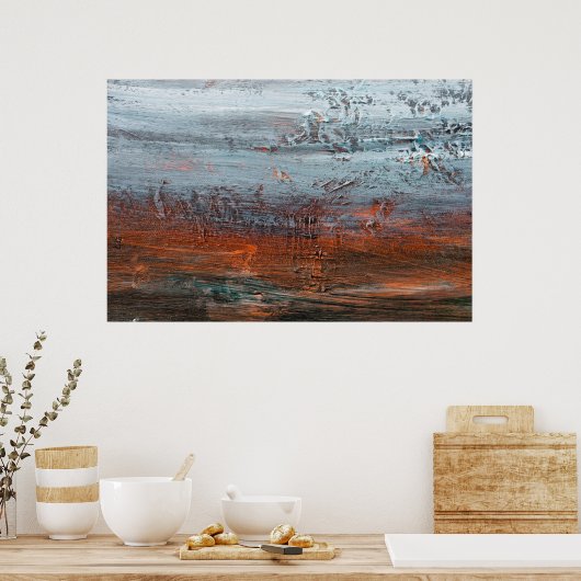 Grey Sky Poster (Keuken)