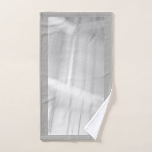 Grey Snow Blanket Bad Handdoek (Handdoek)