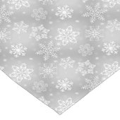 Grey Snowflake patroon tafel runner Korte Tafelloper (Hoek)