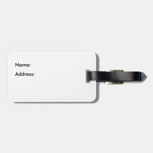 Grey Squirrel Hyde Park London. Bagagelabel (Achterkant horizontaal)