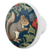 Grey Squirrel William Morris stijl Rechts Keramische Knop (Rechts)