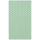 Grey Star Green Red Robin Wreath Kerstmis Tafelkleed (Voorkant)