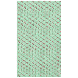 Grey Star Green Red Robin Wreath Kerstmis Tafelkleed