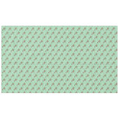 Grey Star Green Red Robin Wreath Kerstmis Tafelkleed (Voorkant (Horizontaal))