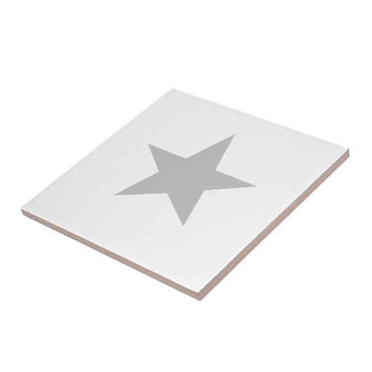 Grey Star Tegeltje (Zijkant)