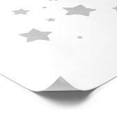 Grey Stars Nursery Poster (Hoek)