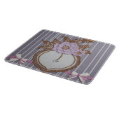 Grey stripes AI art  Snijplank (Hoek)