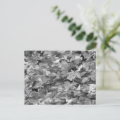 Grey Swirl Briefkaart (Staand voorkant)