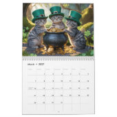 Grey Tabby Calendar Kalender (Mar 2027)