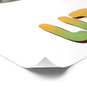 Grey Tabby Cat Boho Stay Trippy Little Hippie  Perfect Poster (Hoek)