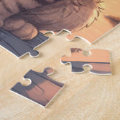 Grey Tabby Cat Legpuzzel (Zijkant)