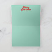 Grey Tabby Christmas Cookies Card Kaart (Binnen)