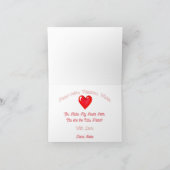 Grey Tabby Kittens & Harten een Gesponnen-effect V Feestdagen Kaart (Binnen)