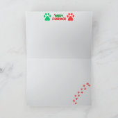 Grey Tabby Reindeer Kaart (Binnen)