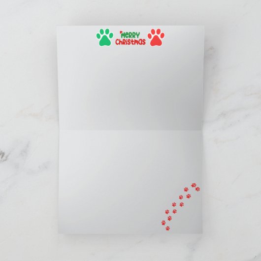 Grey Tabby Reindeer Kaart (Binnen)