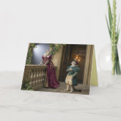 Grey Tabby Valentine Card Feestdagen Kaart (Voorkant)