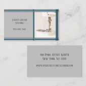 Grey Tailor naaimachine Visitekaartje (Voorkant / Achterkant)