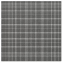 Grey Tartan Rustic Pattern Stof