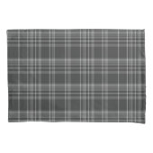 Grey Tartan Scottish Pattern Kussensloop (Voorkant-Links)