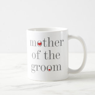 Grey Text Moeder of Groom Koffiemok