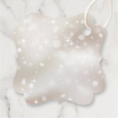 Grey Think of Me Celebration of Life Candle Bedankjes Labels (Achterkant)