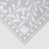 Grey Traditional Bone Inlay Decoupage Paper Tissuepapier (Detail)