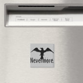 Grey Tribal Raven Nevermore Magneet (Insitu (Vaatwasser))
