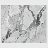 Grey "Twilight Marble Fantasy" Abstract gemarmerd Cadeaupapier (Vlak)