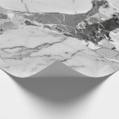 Grey "Twilight Marble Fantasy" Abstract gemarmerd Cadeaupapier (Hoek)