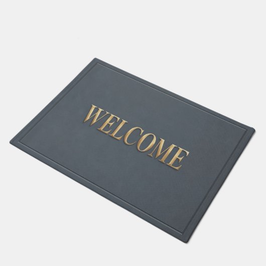 Grey Welcome Mat (Schuin)