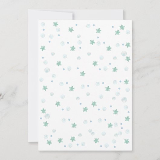 Grey Whale Two het Zee 2e Verjaardagsuitnodiging Kaart (Achterkant)