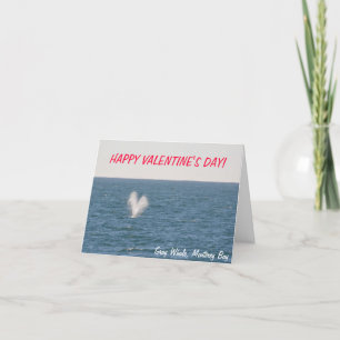 Grey Whale Valentijnsdag Kaart