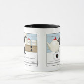 Grey White Cat Funny Tea Mok Keuken (Midden)