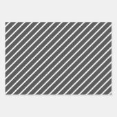 Grey & White Fun Multi-Patterns Inpakpapier Vel (Voorkant 2)