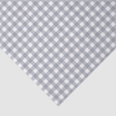 Grey White Gingham Tissuepapier (Detail)