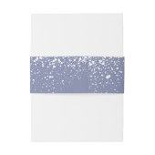 Grey white is het seizoen om te trouwen uitnodigingen wikkel (Achterkant Voorbeeld)