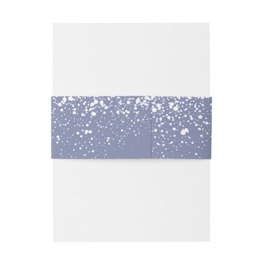 Grey white is het seizoen om te trouwen uitnodigingen wikkel (Achterkant Voorbeeld)
