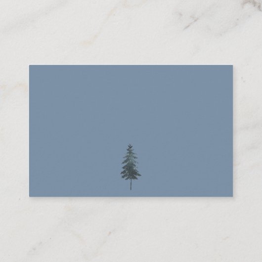 Grey Wilderness Baby Shower Book Request Insert Klantenkaartje (Achterkant)