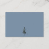 Grey Wilderness Baby Shower Diaper Raffle Insert Klantenkaartje (Achterkant)