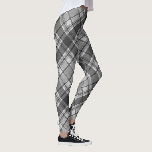 Grey Winter plaid Leggings (Rechts)