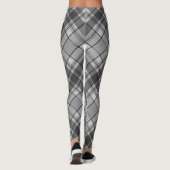 Grey Winter plaid Leggings (Achterkant)