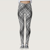 Grey Winter plaid Leggings (Voorkant)