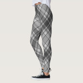 Grey Winter plaid Leggings (Links)