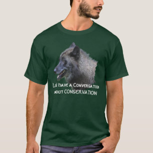 Grey Wolf Conservation Wildlife Supporter T-shirt