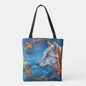 Grey Wolf DE GROTE VRAAG Tote Bag (Achterkant)